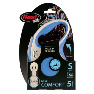 РУЛЕТКА FLEXI NEW Comfort S  5М ДО 15КГ РЕМЕНЬ СИНИЙ 52102