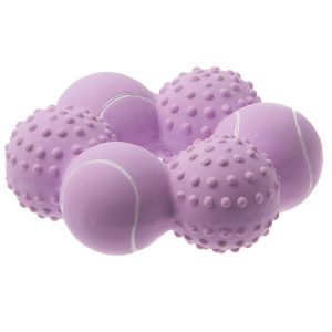 Игрушка (ZooOne) латекс L-410 "Кольцо из теннисных мячиков" 10 см