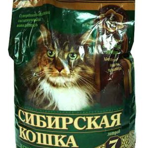Сибирская кошка  7л "Лесной" древ. наполнитель д/кошек