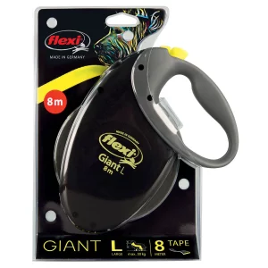 РУЛЕТКА FLEXI GIANT L 8М ДО 50КГ РЕМЕНЬ Neon 17301