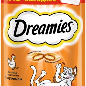 КОРМ DREAMIES С КУРИЦЕЙ 200г