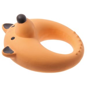 Игрушка (ZooOne) латекс L-431 "Кольцо-лиса" 11 см