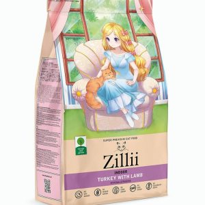 Zillii Adult Cat Indoor Индейка с ягнёнком сухой для взрослых кошек живущих в помещении 0,4кг