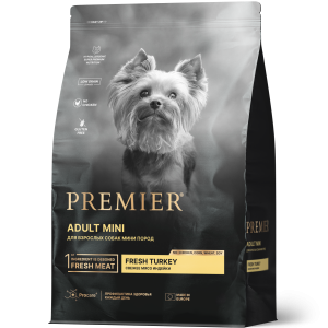 Premier Dog Turkey ADULT Mini (Свежее мясо индейки для собак мелких пород) 1 кг