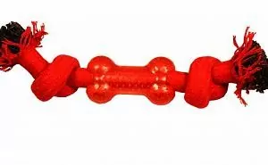 Игрушка (Triol) Веревка-канат 2 узла и кость 240мм д/собак