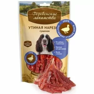 Деревенские Лакомства: утиная нарезка д/собак, 90г