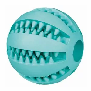 TRIXIE 3289 Игрушка д/собак "Мяч для бейсбола "DentaFun", резина ф6,5см