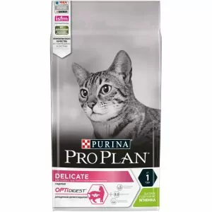 Pro Plan Delicate при чувствительном пищеварении с ягненком 1,5кг