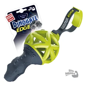 GiGwi 75428 Игрушка для собак "DINOBALL " Динобол Т-рекс черно-зеленый