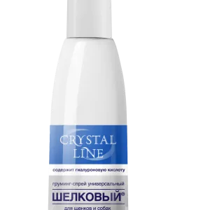СПРЕЙ-ГРУМИНГ Crystal Line ШЕЛКОВЫЙ ОТ КОЛТУНОВ Д/СОБАК ЩЕНКОВ 110МЛ     0003 673