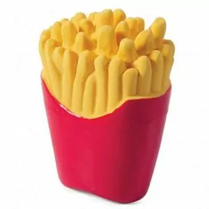 Игрушка (Triol) MINI DOGS Картофель фри для собак мелких пород, латекс, 7см