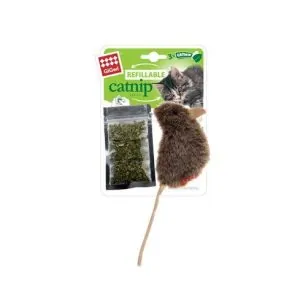 ИГРУШКА GiGwi д/кош МЫШКА С КОШАЧЬЕЙ МЯТОЙ 75300