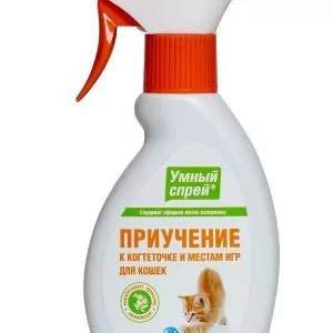 Апиценна: Умный спрей Приучение кошек к когтеточке и местам д/игр, 200 мл