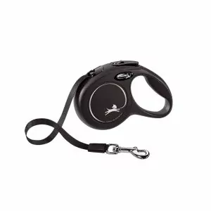 РУЛЕТКА FLEXI CLASSIC XS 3М ДО 12КГ РЕМЕНЬ ЧЕРНЫЙ      42001