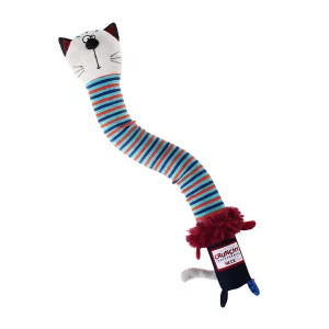 GiGwi 75413 Игрушка Кот с пищалкой с хрустящей шеей*48