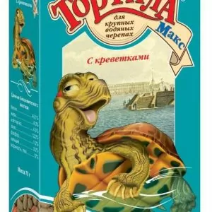 Зоомир "Тортила - Мах" корм д/крупных водных черепах с креветк., 70гр
