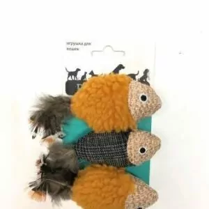 Petpark игрушка для кошек Рыбки 3 шт (24)