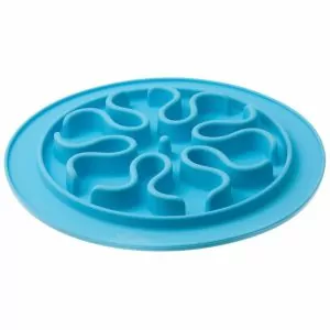 МИСКА Hello Pet 21004 СИЛИКОН РЕЛЬЕФНАЯ 24СМ САЛАТОВАЯ