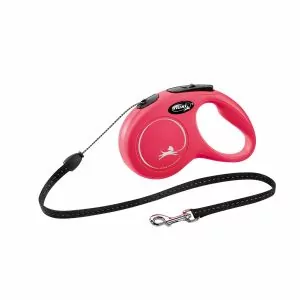 РУЛЕТКА FLEXI NEW CLASSIC S 5М ДО 12КГ ТРОС КРАСНЫЙ 40103