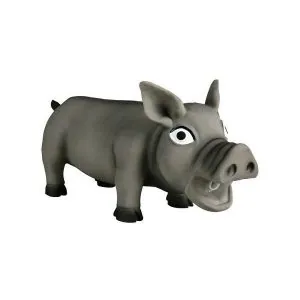 TRIXIE 35490 Игрушка д/собак "Свинка хрюкающая", латекс 17см