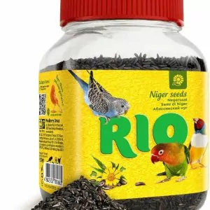 Лакомство RIO. Абиссинский нуг, для всех видов птиц, банка 250г