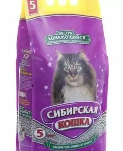 СИБИРСКАЯ КОШКА наполн.  5л ЭКСТРА КОМКУЮЩИЙСЯ д/длинношерстых