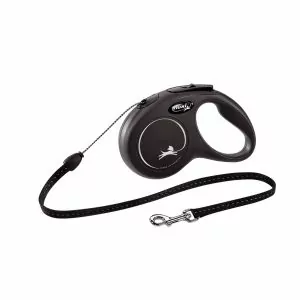 РУЛЕТКА FLEXI NEW CLASSIC S 5М ДО 12КГ ТРОС ЧЕРНЫЙ 40101