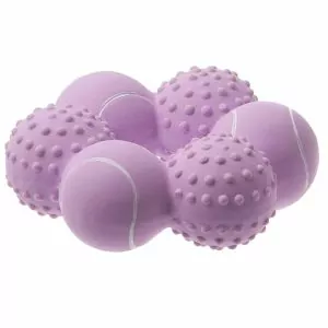 Игрушка (ZooOne) латекс L-410 "Кольцо из теннисных мячиков" 10 см