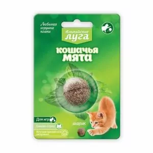 А208 Альпийские луга Кошачья мята пресованная (шарик) 22,5гр