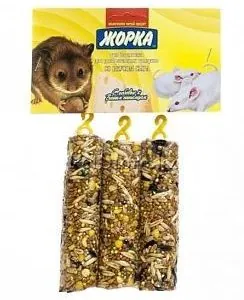 БАТОНЧИКИ ЖОРКА Д/ГРЫЗУНОВ ЗЕРНОВЫЕ СЫР 3ШТ (1*30)