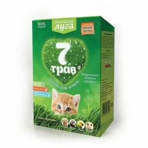 ТРАВКА Д/КОШЕК АЛЬПИЙСКИЕ ЛУГА 7-ТРАВ ЛОТОК А202