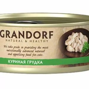 GRANDORF консерва с Куриной грудкой  для кошек всех возрастов 70 гр.