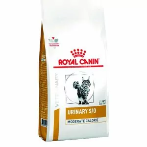 Royal Canin Urinary S/O Moderate Calorie диета для кошек после кастрации/стерилизации или при предрасположенности к избыточному весу при лечении мочекаменной болезни (быстрое растворение струвитов) 1,5 кг