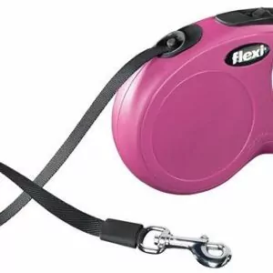 РУЛЕТКА FLEXI CLASSIC XS 3М ДО 12КГ РЕМЕНЬ РОЗОВЫЙ    42006