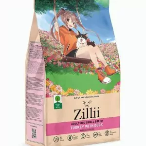 ZILLII Dog Adult Small Breed Индейка с уткой сухой полнорационный корм для собак мелких пород 0,8кг