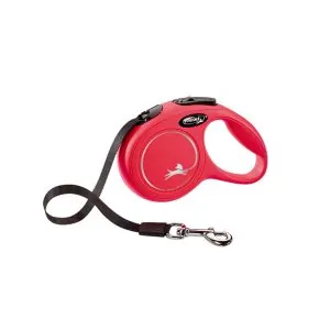 РУЛЕТКА FLEXI CLASSIC XS 3М ДО 12КГ РЕМЕНЬ КРАСНЫЙ 42003