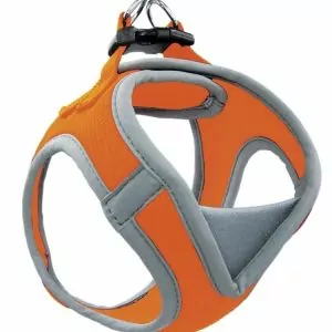 Шлейка-жилетка (Triol) мягкая XS, нейлон, обхват груди 32-36см, оранжевая