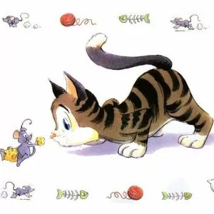 КОВРИК ТРИКСИ ПОД МИСКУ КОШКА 24544
