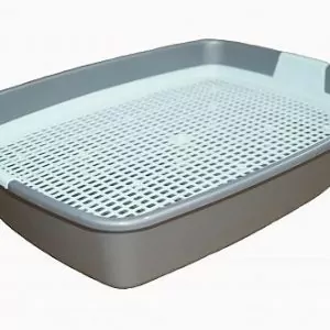 Туалет "Сибирская кошка" Мяус с сеткой высокий ножки  (40*30*7)