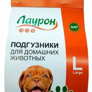 Подгузники (Лаурон) с суперабсорбентом L (9-14 кг) 3шт д/животных