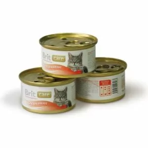 Brit Care 0.080 куриная грудка консервы д/кошек