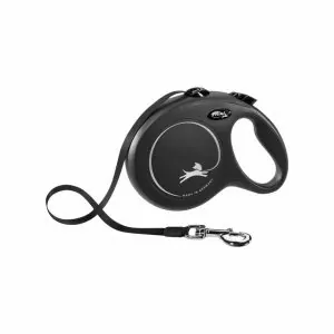 РУЛЕТКА FLEXI NEW Сlassic L 8М ДО 50КГ РЕМЕНЬ ЧЕРНЫЙ 47301