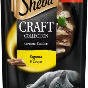 КОРМ ШЕБА KRAFT СЛАЙС КУРИЦА В СОУСЕ 75Г