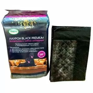 Пеленки (Лаурон) Black Premium с суперабсорбентом 60*90  8шт для животных