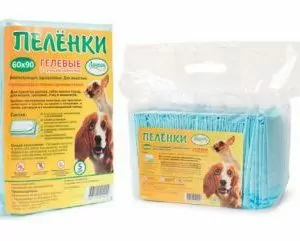 Пеленки (Лаурон) с суперабсорбентом 60*40  5 шт гигиенические д/животных