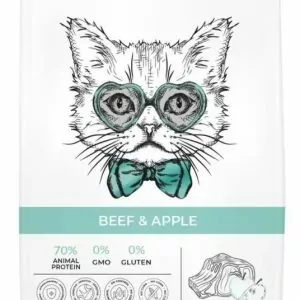 Best Dinner Cat Adult Sterilized  говядина с яблоком сухой для стерилизованных кошек  10 кг.