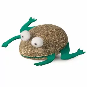 Игрушка (Triol) "Лягушка" д/кошек, пресс. кошачья мята, 5см
