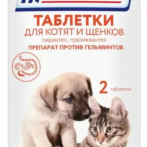 Празител: 1 ШТ. а/гельминтик д/котят и щенков, 1таб./1кг