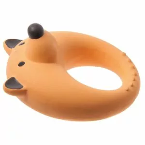 Игрушка (ZooOne) латекс L-431 "Кольцо-лиса" 11 см