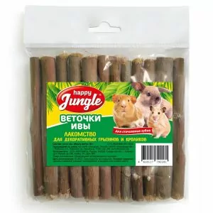 Happy Jungle 0,04кг веточки ивы для грызунов